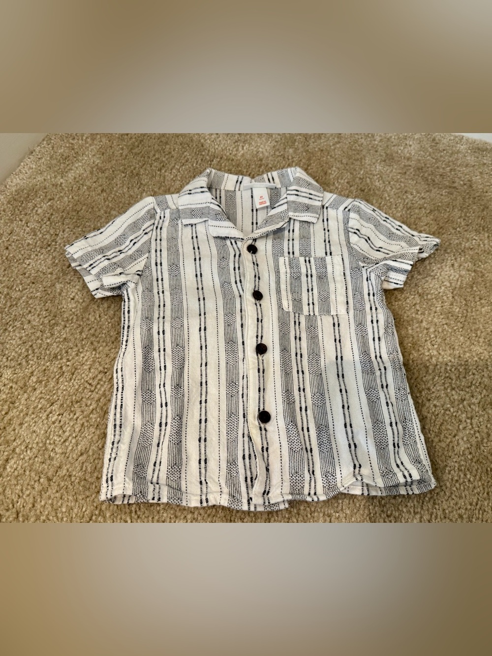 Cat & Jack Toddler Boys Linen Shirt